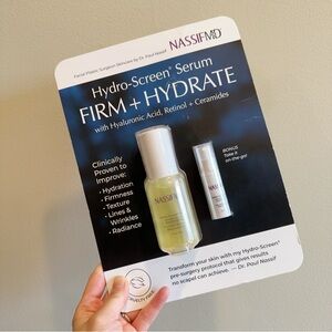 Nassif MD Hydro-Screen Serum Firm + Hydrate, 2 Fluid Ounce + 0.17 Fluid Ounce